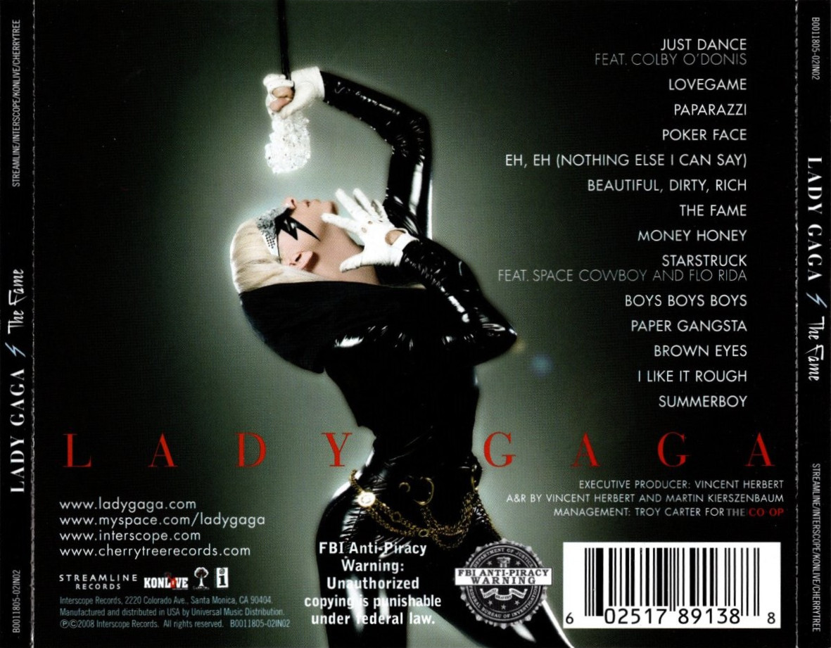 the fame by lady gaga tray inlay back